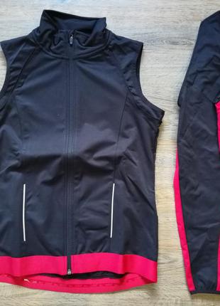 Вітровка жилетка 2 в 1 куртка спортивна softshell3 фото