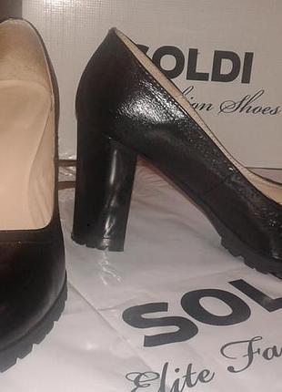 Туфлі з натуральної шкіри soldi