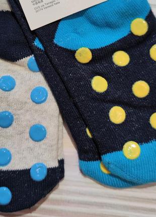 Сине-серые махровые носки ovs р. 21-22, 23-243 фото