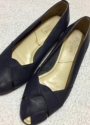 Удобные туфли, кожа, р.40