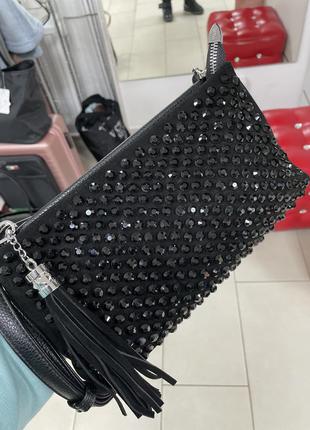 Элегантная сумочка клатч кожаная сумка кроссбоди замшевая сумочка италия🔥🔥🔥5 фото