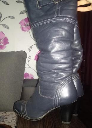 Зимние сапоги польская кожа