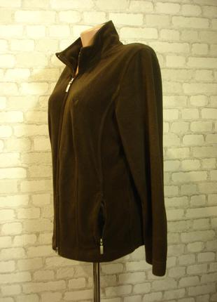 Флисовая толстовка-куртка с карманами "valiente"3 фото