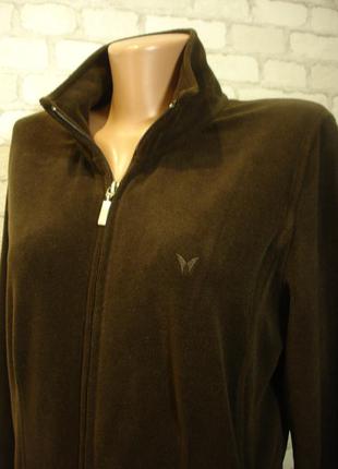 Флисовая толстовка-куртка с карманами "valiente"2 фото