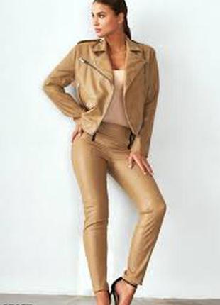 Zara 👍🧡👄руді шкіряні штани