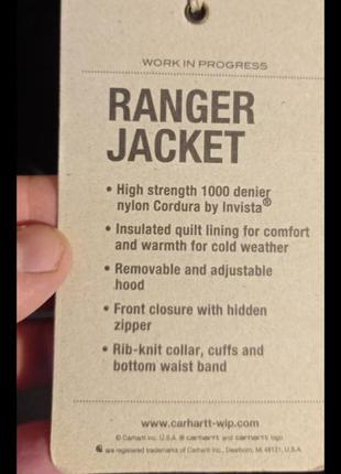 Куртка carhartt ranger jacket7 фото