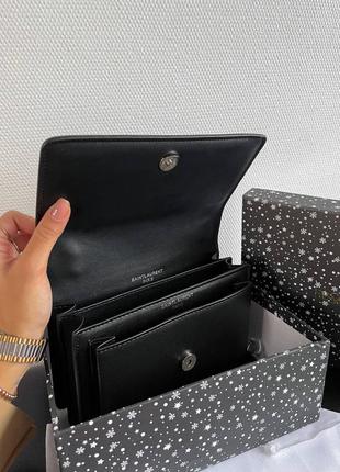 Сумка женская premium, черная (клатч, кошелек, рюкзак)5 фото