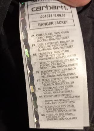 Куртка carhartt ranger jacket5 фото