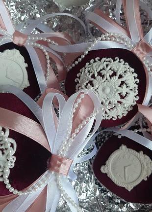 Бархатные ёлочные игрушки