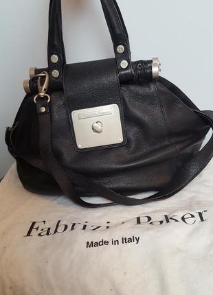 Італія fabrizio poker шкіряна сумка до3 фото