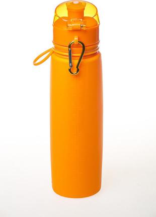 Бутылка силиконовая tramp 700ml orange