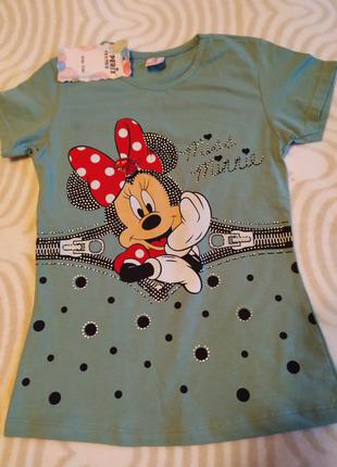 Футболка  для девочки 9 лет/134