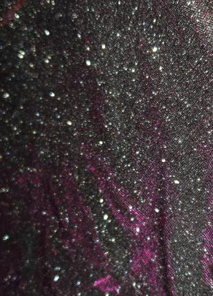 Блестящее шикарное люрексовое платье, переливается3 фото