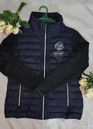 Стьобана куртка з в'язаними рукавами soccx spirit l /40 німеччина