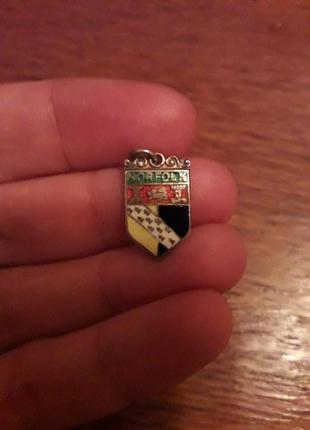 925 винтаж винтажный шарм кулон d &f норфолк