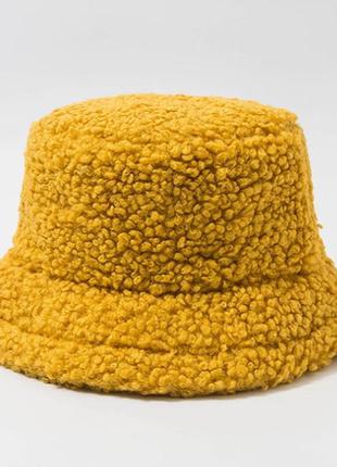 Панама жіноча букльована жовта