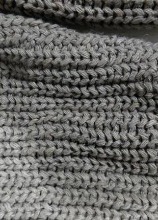 Женский теплый свитер в стиле оверсайз, цвет бежевый5 фото