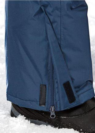 Штаны, лыжные, зимние, теплые, непромокаемые, синие, crivit, размер 54, 214274 фото
