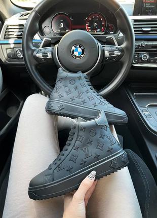 Кросівки sneakers high black кроссовки