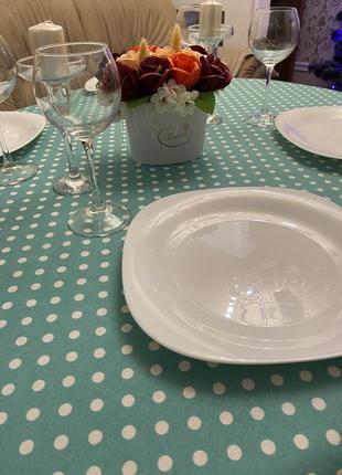 Скатерть водоотталкивающая с тефлоновой пропиткой