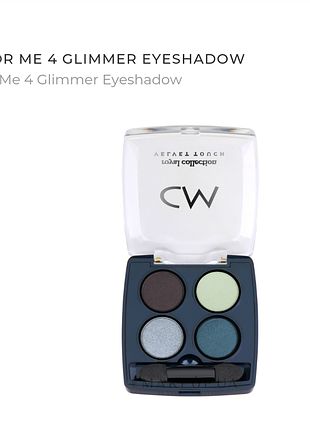 Компактные 4-цветные тени color me royal collection velvet touch