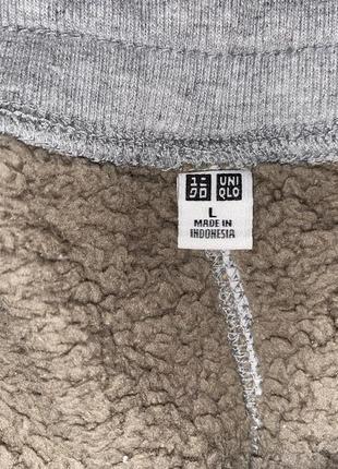 Супер крутые тёплые зимние мужские спортивные штаны  бренд uniqlo  размер указан л8 фото