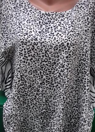 Блуза у лео принт