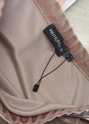 Нарядная юбка карандаш миди велюровая с разрезом2 фото
