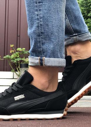 Мужские кроссовки puma easy rider черные5 фото