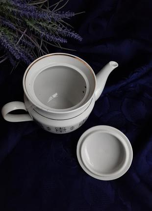 Чайник заварочный ссср тернопольский фарфоровый завод советский винтаж большой...