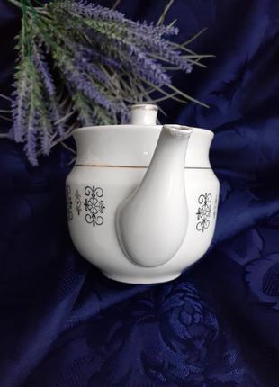 Чайник заварочный ссср тернопольский фарфоровый завод советский винтаж большой...