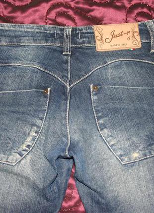 Стильные фирменные джинсы just-r (италия), размер 404 фото