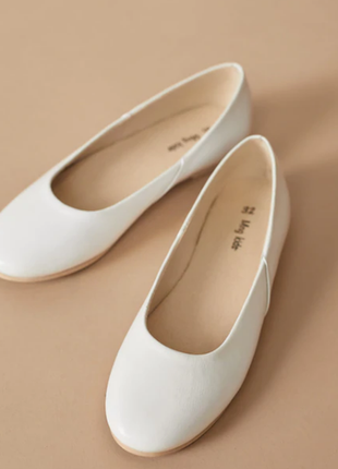 Шкіряні балетки mango