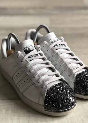 Adidas superstar 80s шкіряні спортивні кросівки оригінал2 фото