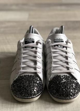 Adidas superstar 80s шкіряні спортивні кросівки оригінал3 фото