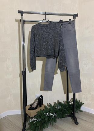 Блискуча блуза h&m
