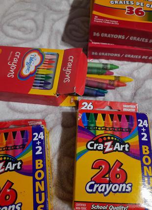 Кольорові олівці crayons5 фото