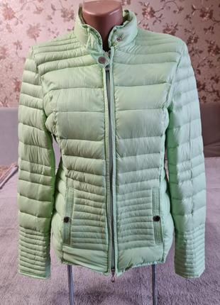 Женский салатовый ультралегкий микропуховик  ashley brooke