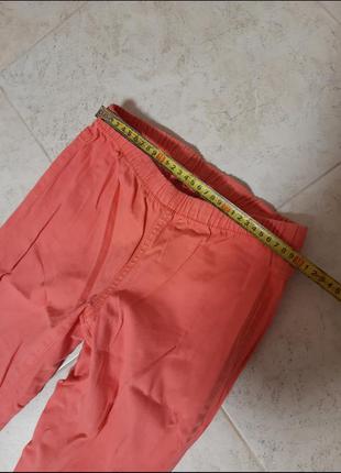 Штаны брюки джински кораловые розовые 25 26 27 размер2 фото
