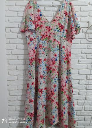 Шикарное платье в  цветочный принт от h&m6 фото