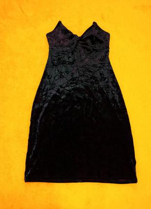 Шикарное велюровое женское платье на вечер вечернее женское платье велюр черное женское платье мини бархатное женское платье на выход3 фото