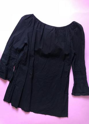 Блуза з вишивкою чорна вишиванка2 фото