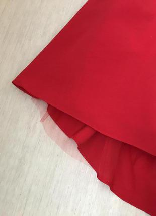 Красива червона сукня2 фото