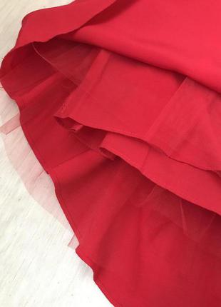 Красива червона сукня3 фото