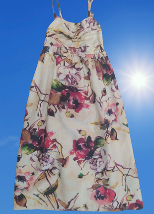 Платье на девочку 8 лет, длинное, сарафан, хлопок