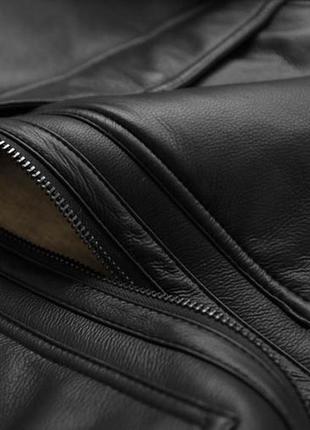 Куртка-дублянка з штучної шкіри zara