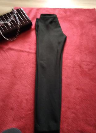 Трикотажные лосины высокая посадка