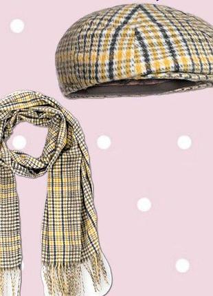Польское кепи с шарфом от willi рив (riv) цвет k03 жёлтый