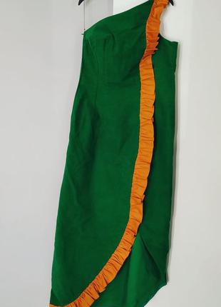 Новогодний карнавальный костюм платье елки лесной феи