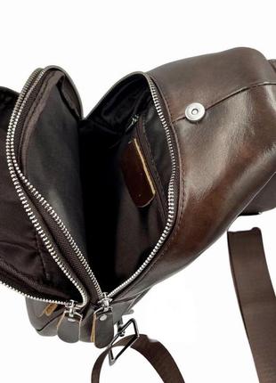 Чоловіча нагрудна сумка/сумка слінг/рюкзак на одне плече8 фото